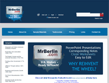 Tablet Screenshot of mrberlin.com
